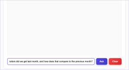 AI Reporting Agent — product screen 2