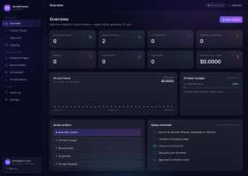 SocialHarness AI — product screen 1
