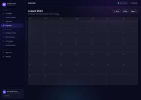 SocialHarness AI — product screen 2